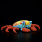 LULEZON American Red Rock Crab doll simulation crab doll simulation animal plush toy model gift