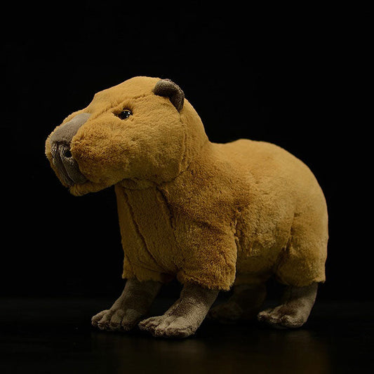 Simulated capybara plush toy doll lovely capybara doll model gift