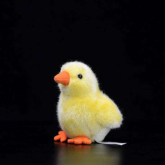 Cute yellow chicken pendant simulation yellow chicken plush toys simulation animal plush toys