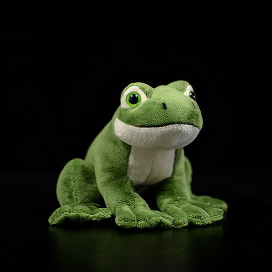 Cute frog plush toy simulated frog doll simulated animal doll birthday Christmas gift