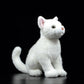 Imitation kitten plush toy doll lovely mandarin duck eye white kitten doll model gift