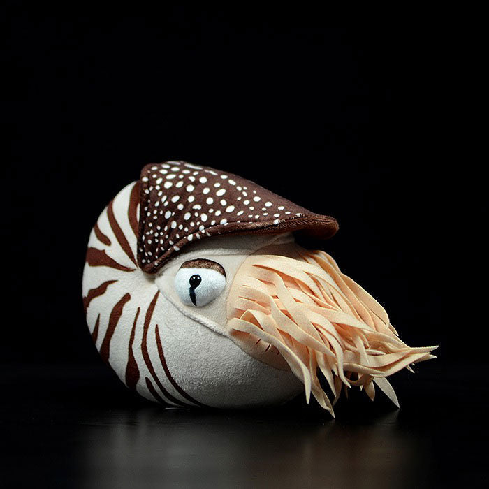 Lovely Nautilus doll simulated pearl Nautilus doll simulated animal plush toy model gift