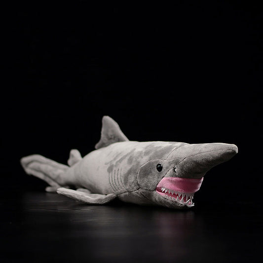 Simulation devil shark doll Euclidean pointed kiss shark doll simulation animal plush toy model gift