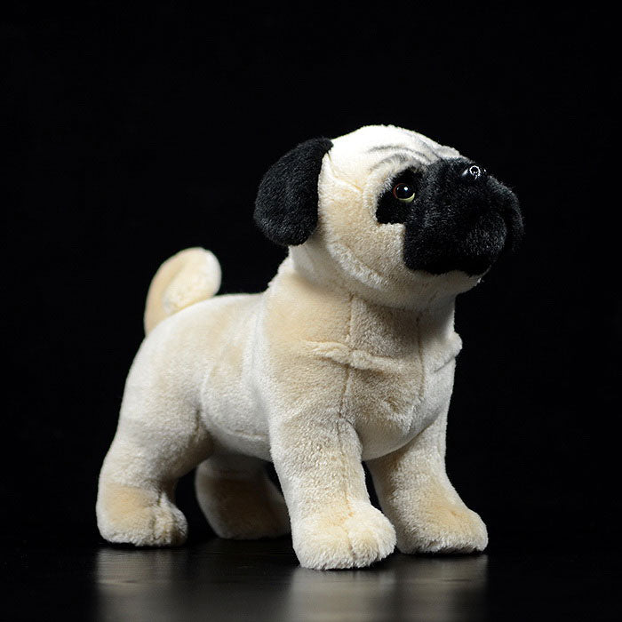 Simulated dog doll lovely Pug doll simulated animal plush toy model gift