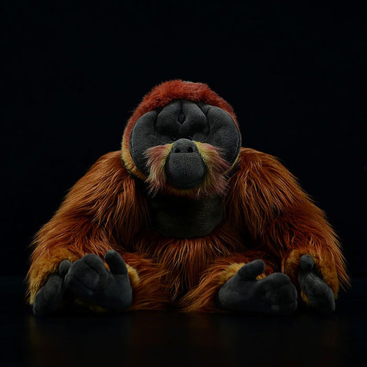 Simulated standing orangutan bears plush toy doll lovely doll animal model gift