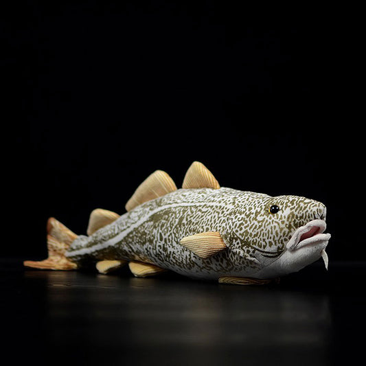 Super cute cod plush toy doll cute simulation Pacific cod doll plush toy model gift