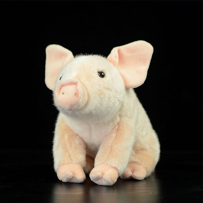 Pink super cute pig cute little pig doll simulation pig simulation animal plush toy 30cm