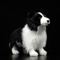 Simulation dog doll cute border collie doll simulation animal plush toy model gift