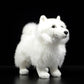 Simulation dog doll cute Samoyed doll simulation animal Samoyed dog plush toy model