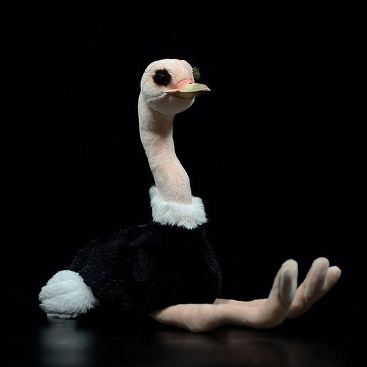 Super cute ostrich plush toy doll cute simulation African ostrich doll plush toy model gift