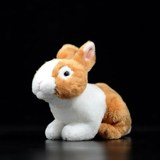 Foreign trade export Korea yellow Dutch rabbit plush toy doll rabbit doll simulation animals
