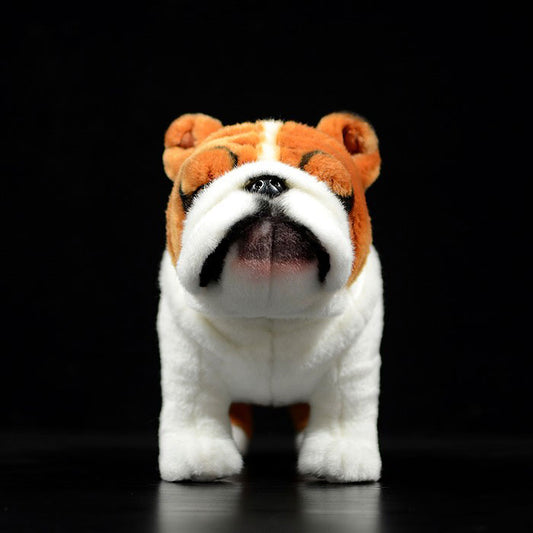 Simulated dog doll British Bulldog doll simulated animal tiger dog plush toy model