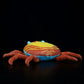 LULEZON American Red Rock Crab doll simulation crab doll simulation animal plush toy model gift