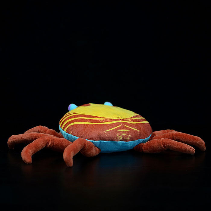 LULEZON American Red Rock Crab doll simulation crab doll simulation animal plush toy model gift