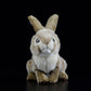 MIKECRACK Cute rabbit plush toy super cute brown rabbit doll simulation rabbit rabbit animal gift 20CM