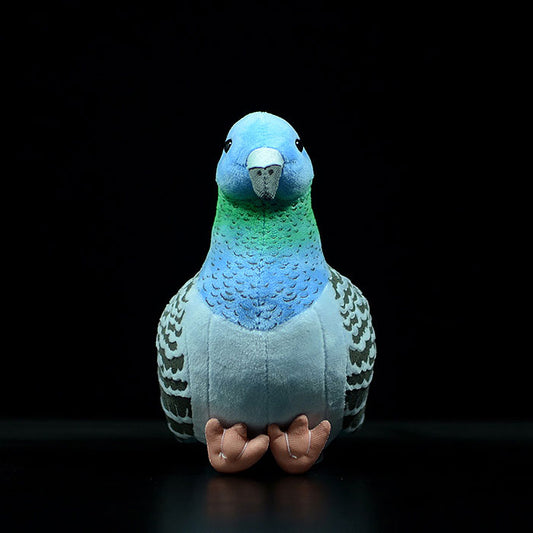Cute wild pigeon simulation rock pigeon doll super cute pigeon doll small carrier pigeon plush toy gift