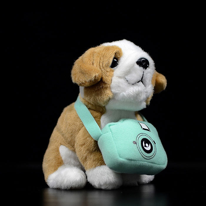 Tail list of foreign trade is exported to Sweden, UK bulldog doll simulation dog doll pet studio plush toy
