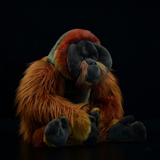 Simulated standing orangutan bears plush toy doll lovely doll animal model gift