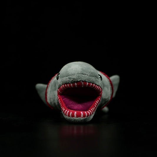 Cute wrinkly shark doll simulation six gill shark doll simulation animal plush toy model gift