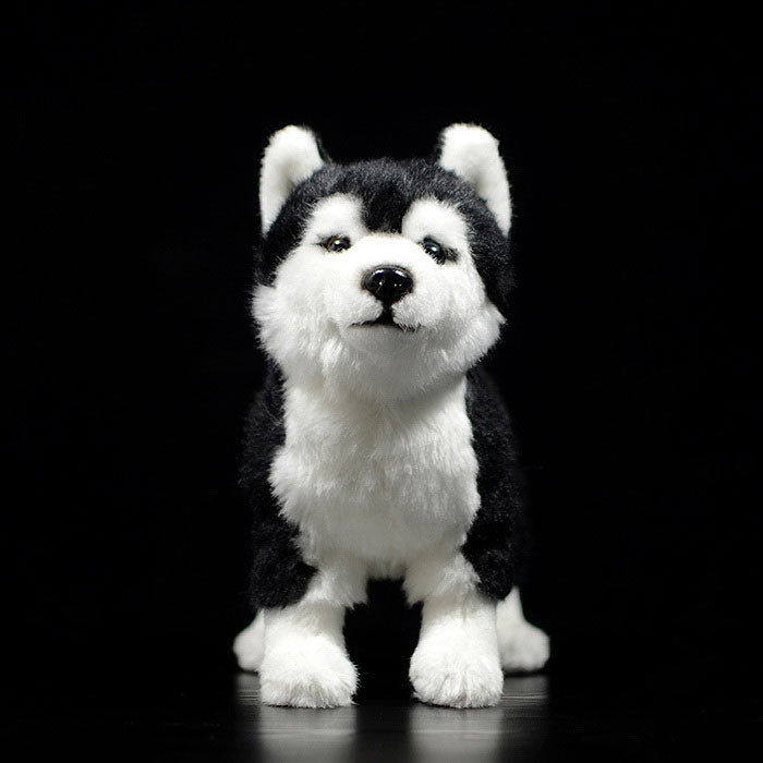 Simulation dog doll Yuanyang Husky doll simulation animal Alaska dog plush toy model