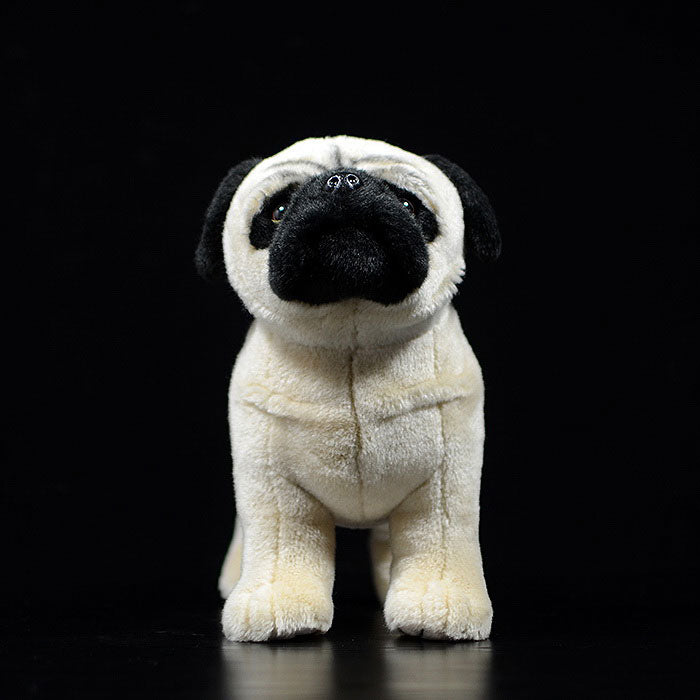 Simulated dog doll lovely Pug doll simulated animal plush toy model gift