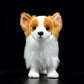 Simulation dog plush doll cute Pomeranian doll simulation animal plush toy model gifts