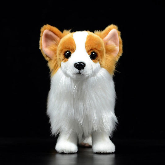 Simulation dog plush doll cute Pomeranian doll simulation animal plush toy model gifts
