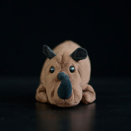 Tail list exported to the United States sandbags small rhinoceros doll simulation animal plush toys