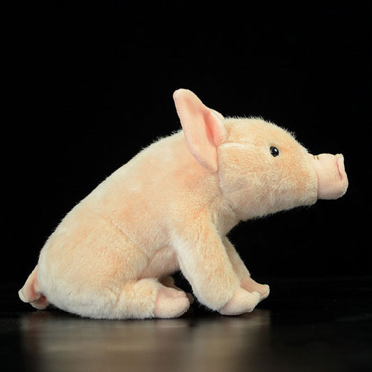Pink super cute pig cute little pig doll simulation pig simulation animal plush toy 30cm