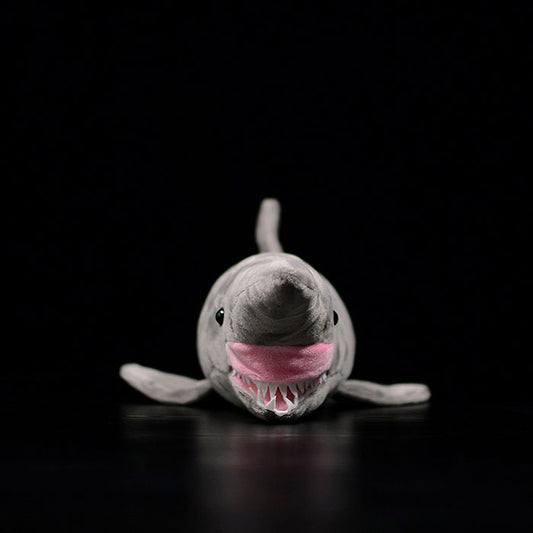 Simulation devil shark doll Euclidean pointed kiss shark doll simulation animal plush toy model gift