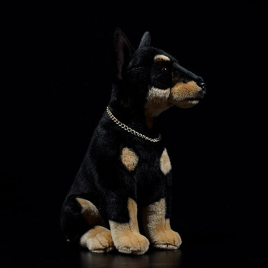 Simulation dog doll cute Du Binquan doll simulation animal plush toy model gifts