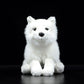 Simulation white fox doll arctic fox doll plush toy simulation animal model