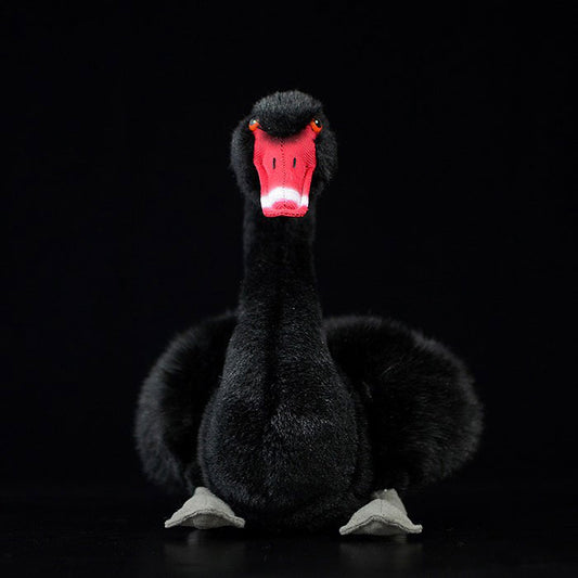 Cute black swan doll simulation black swan simulation animal plush toys gifts