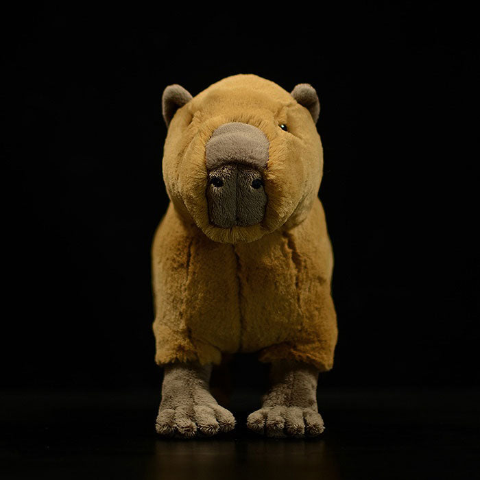 Simulated capybara plush toy doll lovely capybara doll model gift