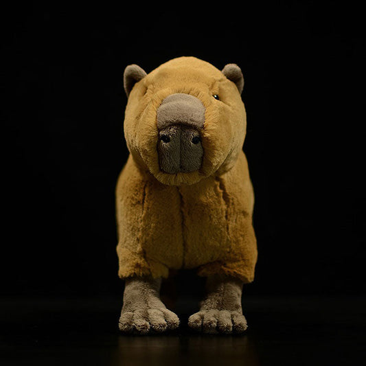 Simulated capybara plush toy doll lovely capybara doll model gift
