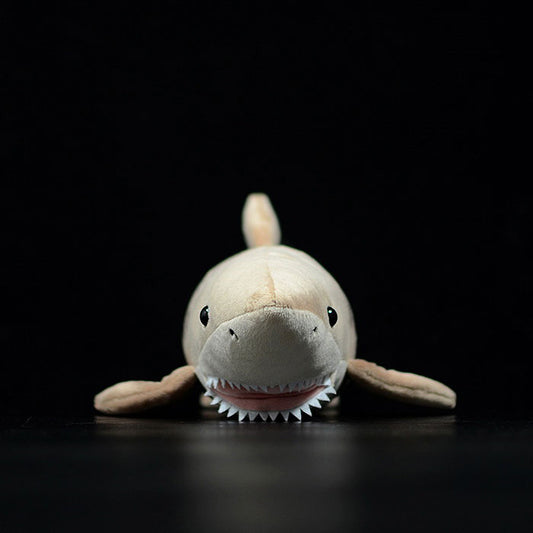 Cute tiger shark doll simulation sand tiger shark doll simulation animal plush toy model gift
