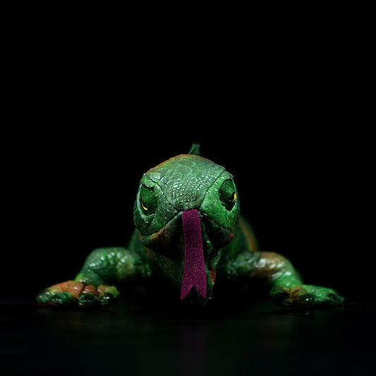 Simulation green iguana lizard doll cute lizard plush toy simulation animal plush toy 66CM