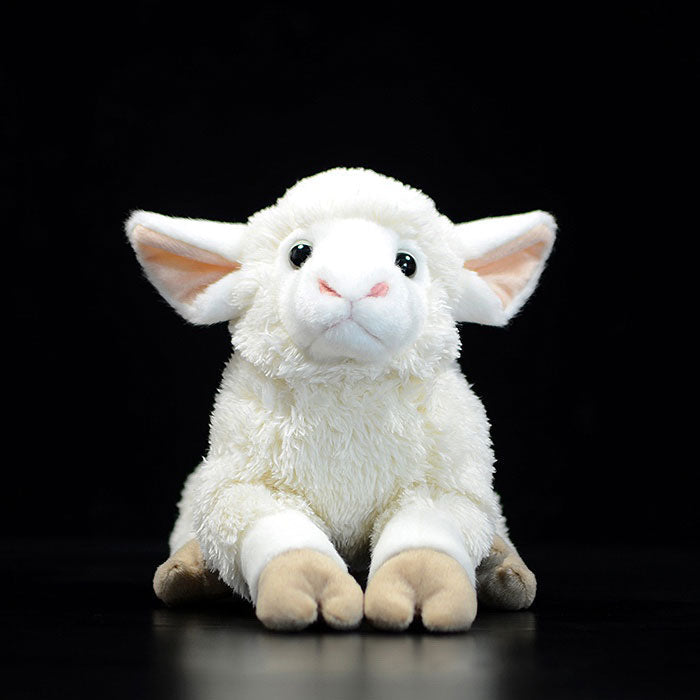 Cute little sheep doll simulation sheep doll simulation animal model plush toy gift