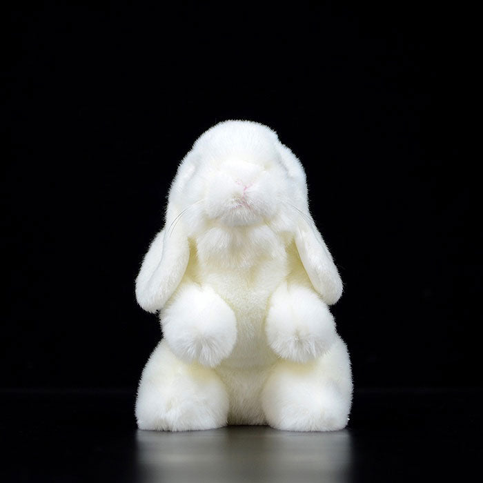 Cute posture drooping ear rabbit doll white rabbit doll simulation animal plush model toy gift
