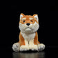 Tail list for export to Japan cute Shiba dog doll crouching posture dog doll simulation animal plush toy