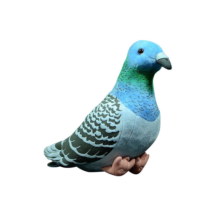 Cute wild pigeon simulation rock pigeon doll super cute pigeon doll small carrier pigeon plush toy gift