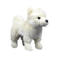 Cute dog doll simulation white Shiba dog doll standing posture dog plush toy simulation animal 28CM