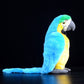 Cute macaw doll simulation colored macaw plush toy plush simulation animal 28CM