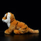 Simulation yellow tiger doll Bengal tiger doll plush toy simulation animal model