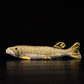 Cute pike doll simulated white spotted pike doll simulated animal plush toy model gift
