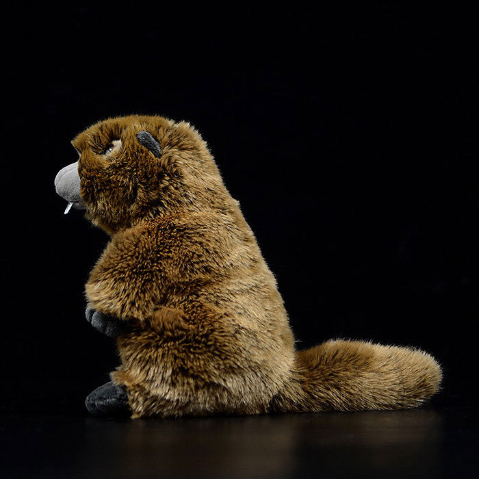 Cute woodchuck doll simulation little marmot doll simulation animal plush model toys gifts