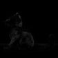 Imitation kitten plush toy doll lovely black cat doll pure black cat model gift