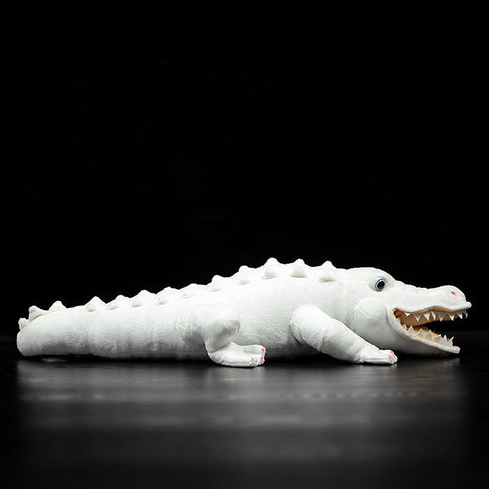 Super cute crocodile plush toy doll cute simulation albino crocodile doll plush toy model gift
