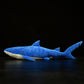 Cute blue shark doll simulation big blue shark doll simulation marine animal plush toy model gift