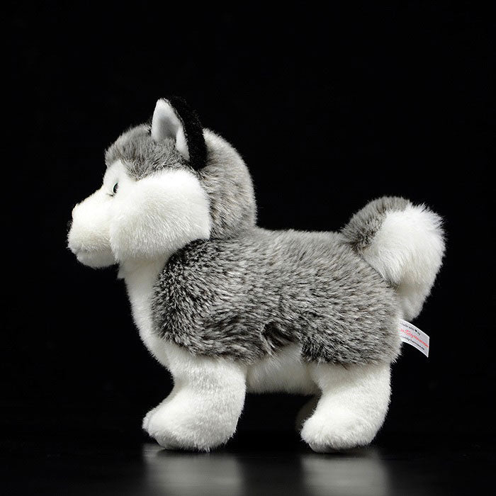 Foreign trade tail order exported to Germany standing cute husky dog plush toy dog doll simulation animal